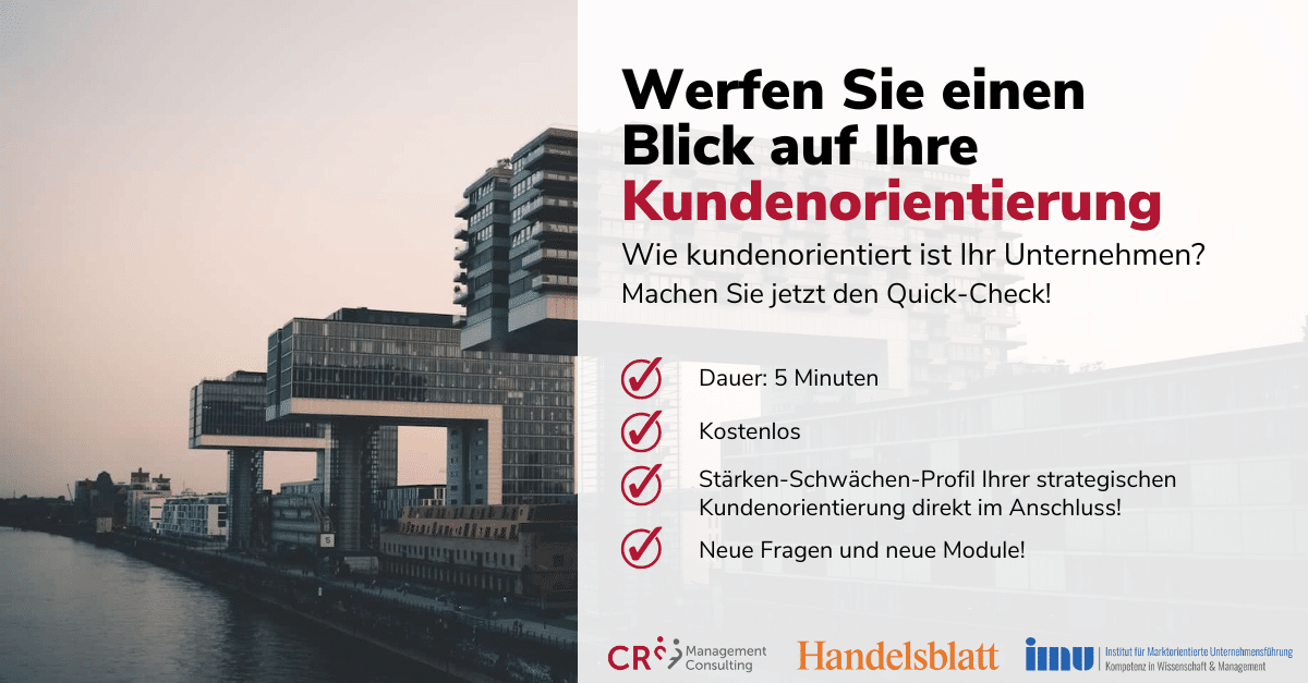 Banner mit dem Vorteilen des Selbsttest de Fokus Modell. Kunden FOKUS-Modell Selbsttest.